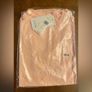 NWT Pink Lacoste Crewneck Tee